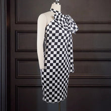 Load image into Gallery viewer, Dust your shoulder off dress
